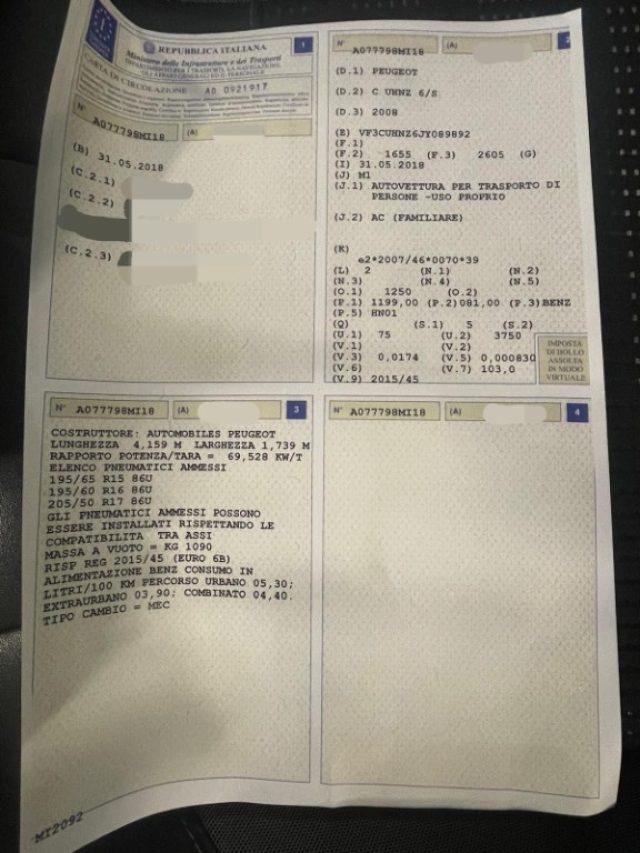 PEUGEOT 2008 1° serie PureTech 82 S&S Allure