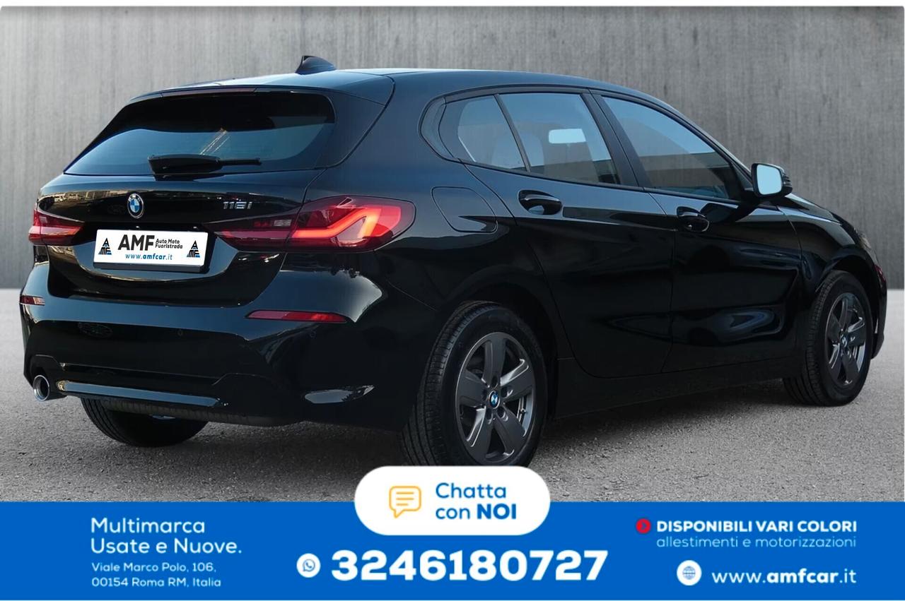BMW 118i Advantage Cambio manuale navi
