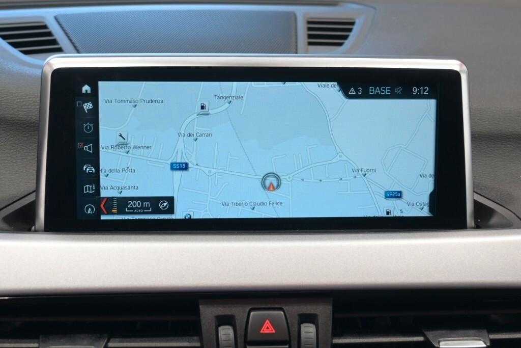 BMW X1 16D 115CV STEPTRONIC S-DRIVE BUSINESS ADVANTAGE ( CRUISE - PELLE - NAVI - CARPLAY - PARK ASSISTANT - TELECAMERA POST. - CERCHI 17 )