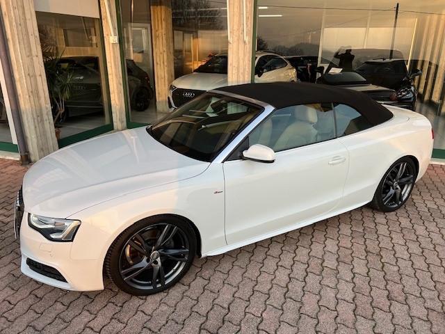Audi A5 Cabrio 2.0 tdi 190cv S-line, Navi, Pelle, 19"