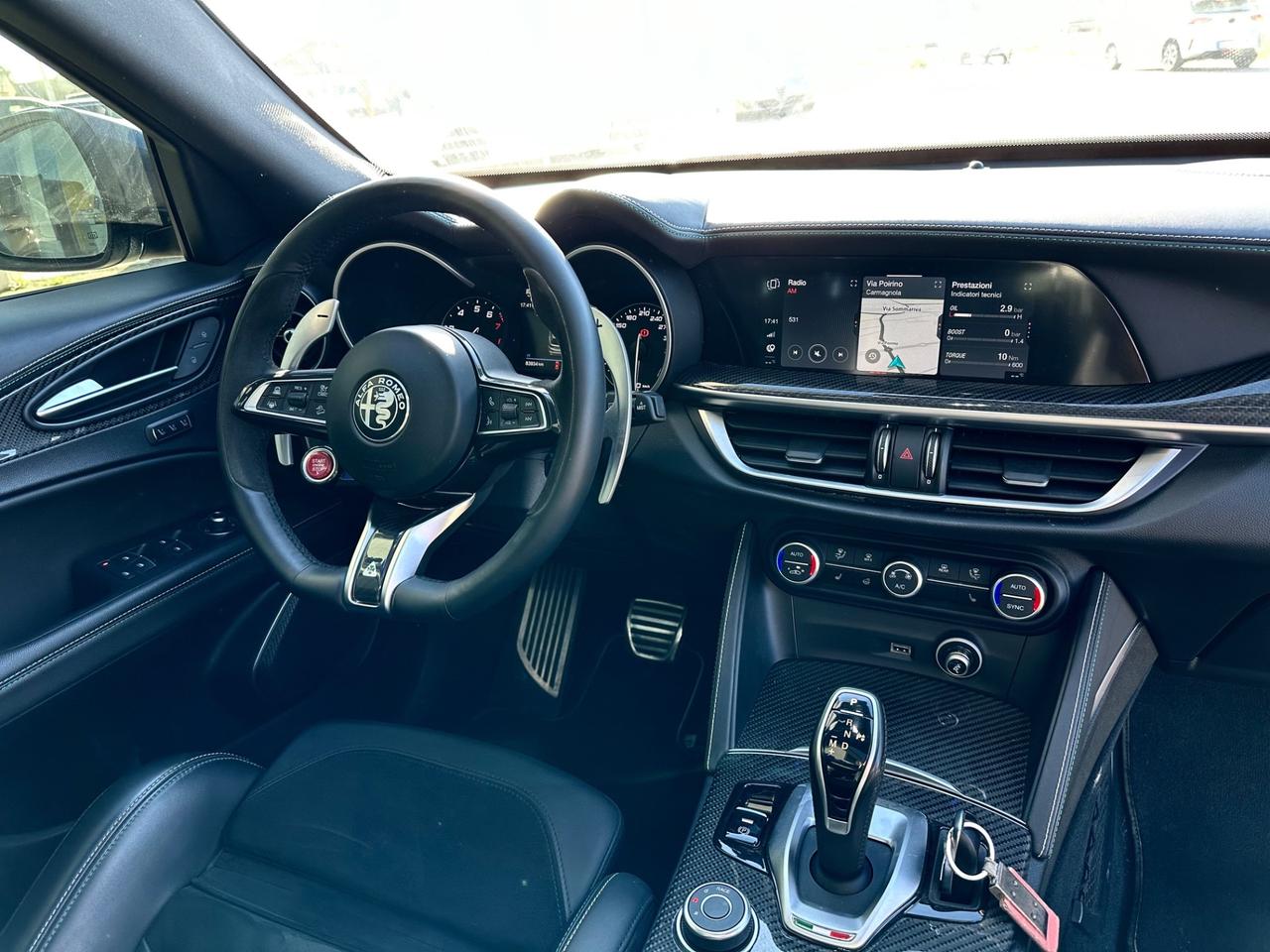 Alfa Romeo Stelvio 2.9 Bi-Turbo V6 510 CV AT8 QUADRIFOGLIO VERDE TETTO + AKRAPOVIC