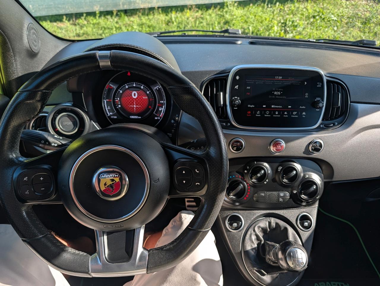 Abarth 595 1.4 Turbo T-Jet 160 CV Pista UNICO PROPRIETARIO TAGL. CERT.