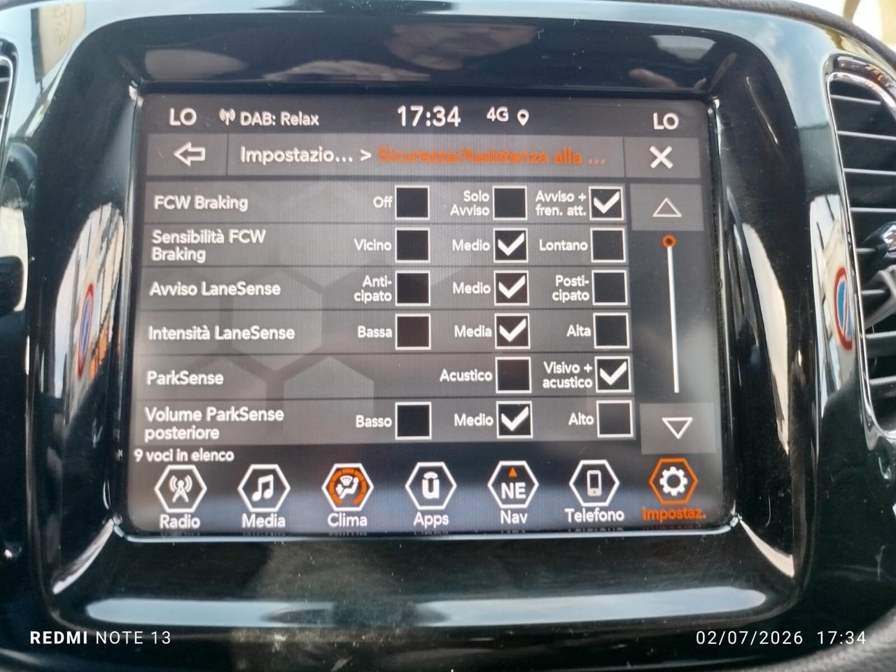 COMPASS NIGHT EAGLE*PREZZO VERO * 1.3-150cv AUTOMATICA