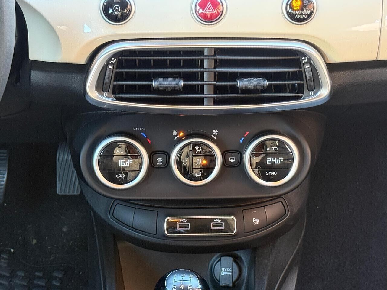 Fiat 500X CROSS 1.3MJT BICOLOR PERLA/NERO-NAVI-CAMERA-ANTICOLLISIONE