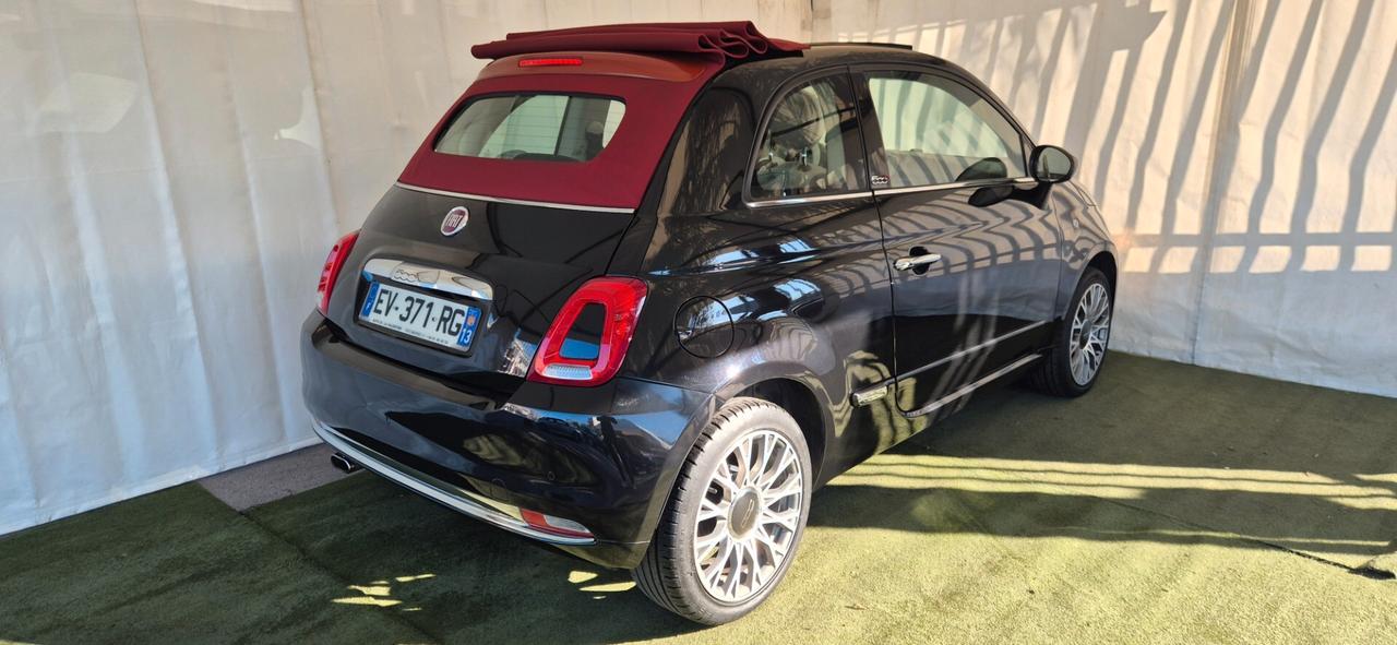 FIAT 500C BENZINA 1.2 69CV CABRIOLET 10/2017