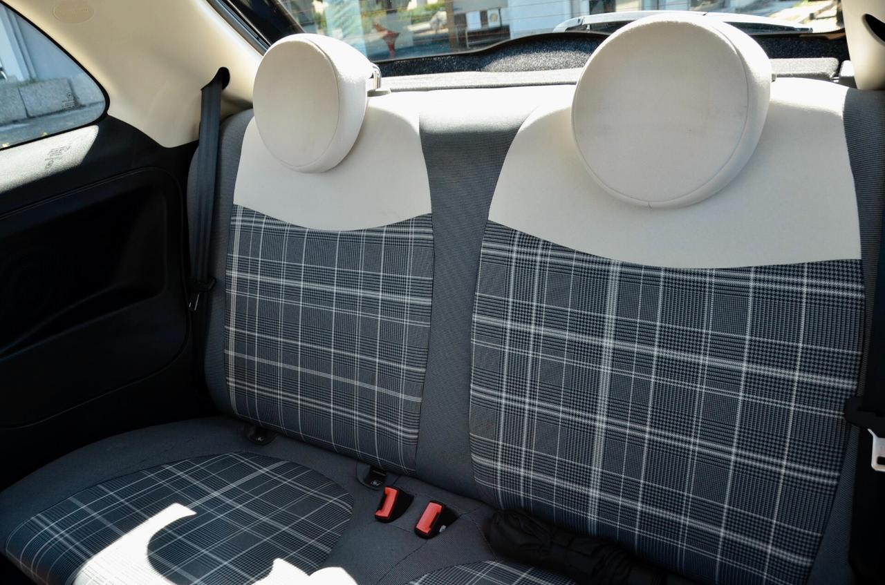 FIAT 500 1.2 LOUNGE 69cv MANUALE, UFF ITALIANA, SERVICE DIMOSTRABILI, TETTO, BLUETOOTH, PERMUTE