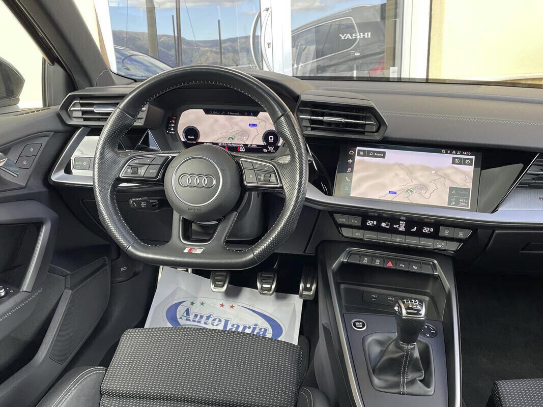 Audi A3 SPB 30 2.0 TDI Adavanced S-Line Tetto Apribile Navi Fari Full Led Aziendale ufficiale Audi Italia