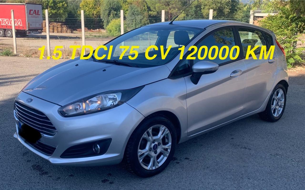 Ford Fiesta 1.5 TDCi 75CV 5 porte 120000KM