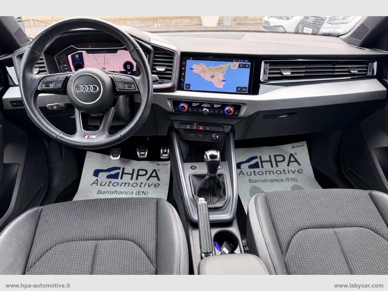 AUDI A1 SPORTBACK 30 TFSI S-line LED NAVI PELLE RETROCAMERA