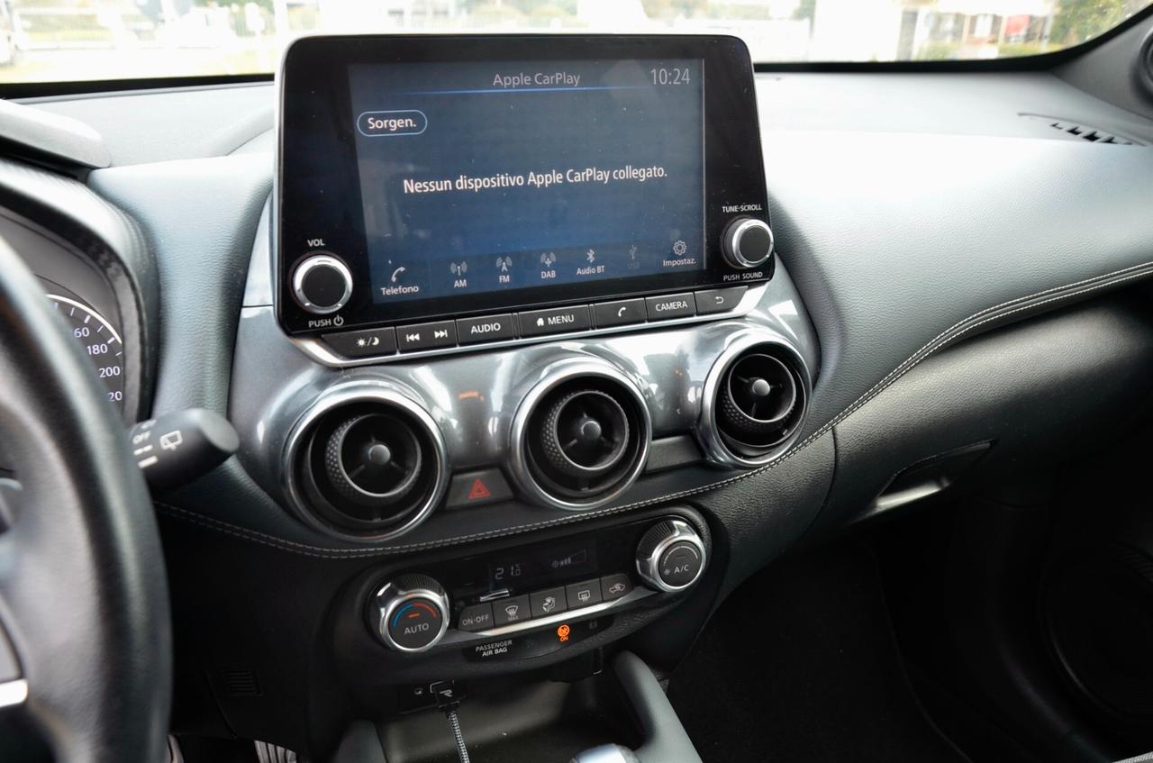 NISSAN JUKE 1.0 DIG-T N-CONNECTA 117cv DCT, UNICOPROPRIETARIO, SERVICE NISSAN, UFF ITALIANA, APPLE ANDROID, RETROCAMERA, PERMUTE