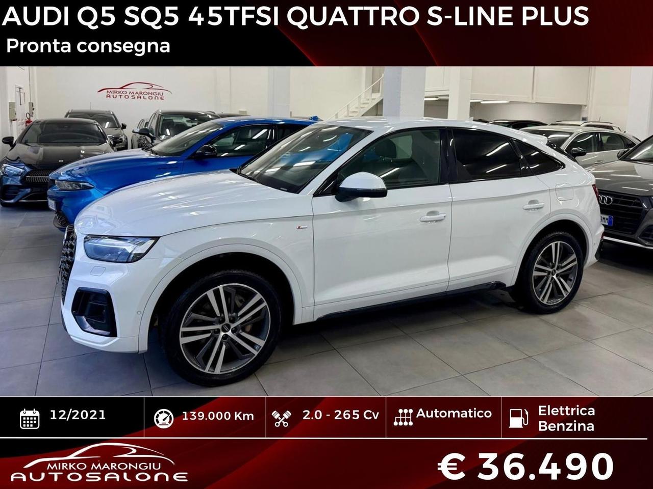 Audi Q5 SQ5 45 TFSI quattro S tronic line plus FINANZIABILE
