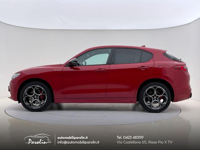 ALFA ROMEO Stelvio 2.0 Turbo 280 CV AT8 Q4 Veloce Harman-pelle Rossa