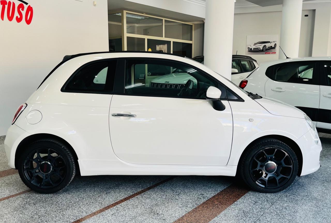 Fiat 500S cabrio 1.2 benzina 69cv anno 2014