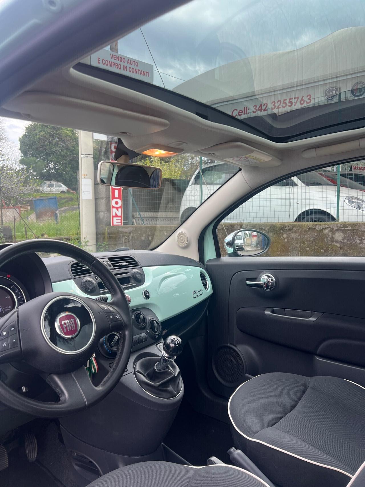 Fiat 500 1.2 benzina 2015 tagliandi certificati