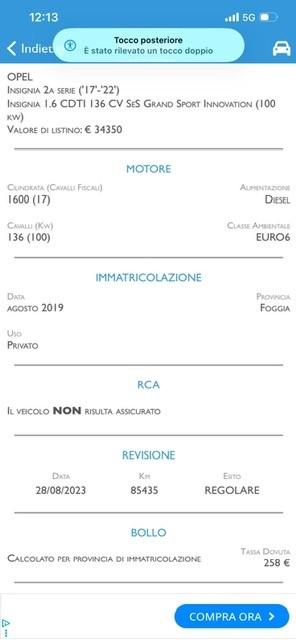 Opel Insignia 1.6 CDTI 136 CV S&S Grand Sport Innovation