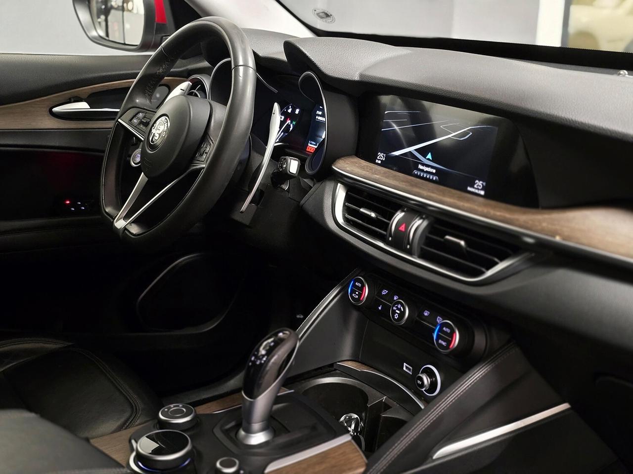 Alfa Romeo Stelvio 2.0 TURBO 280 CV AT8 Q4 ROSSO ALFA_SOLO 74MILA KM!