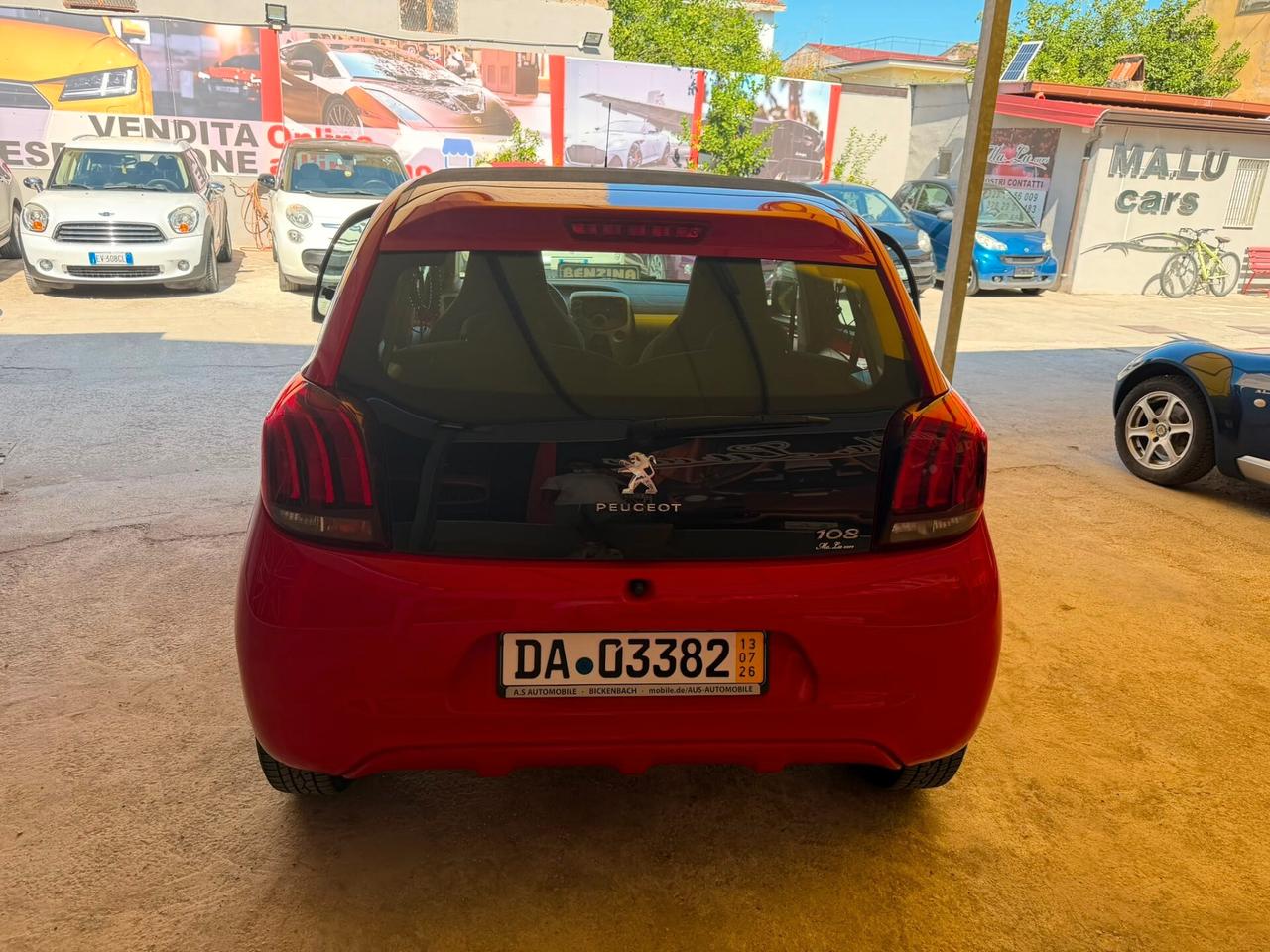 Peugeot 108 1.0cc benzina 12 mesi garanzia-2018