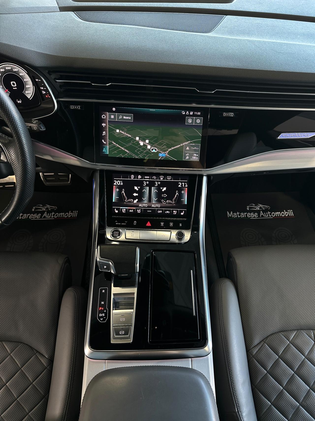 Audi Q8 S-LINE MHEV Cerchi22"+B&O+SospPneumatiche+TettoApribile