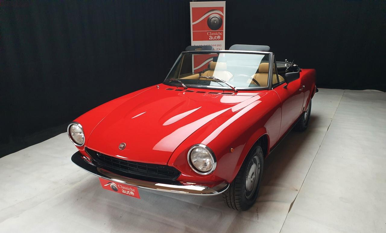 Fiat 124 Spider certif. ASI con C.R.S.