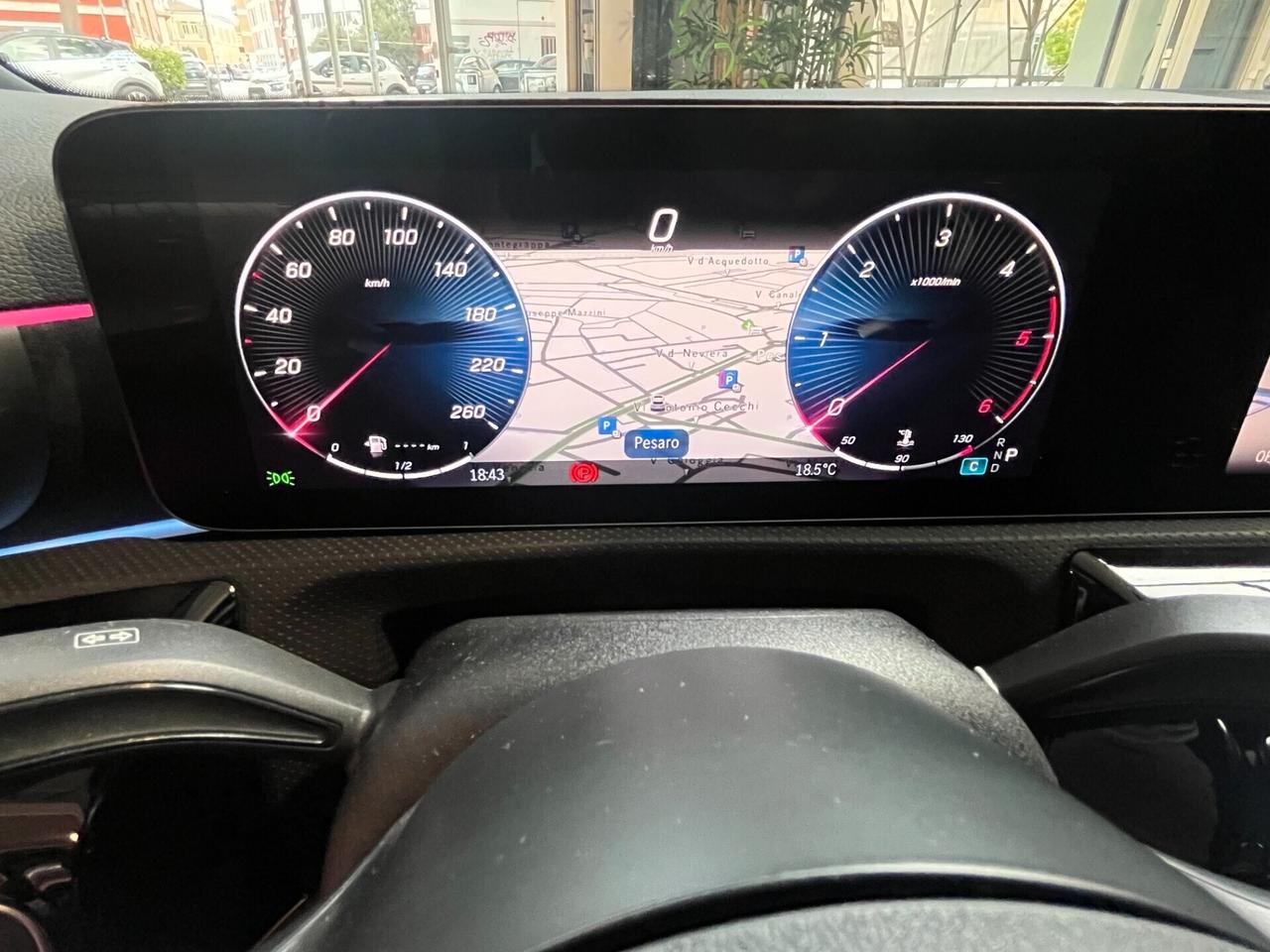 MERCEDES CLASSE A 180 D AMG LINE ADVANCED PLUS VIRTUAL CERCHI DA 18 AUTOMATIC NEOPATENTATI