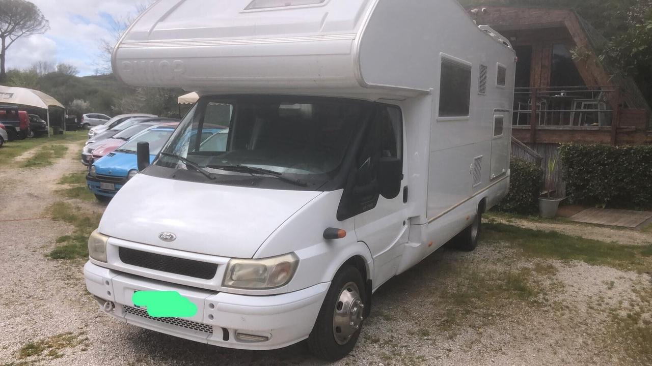 RIMOR SUPERBRIG 678 OMOLOGATO PER 6 PERSONE CLASSIC FORD TRANSIT
