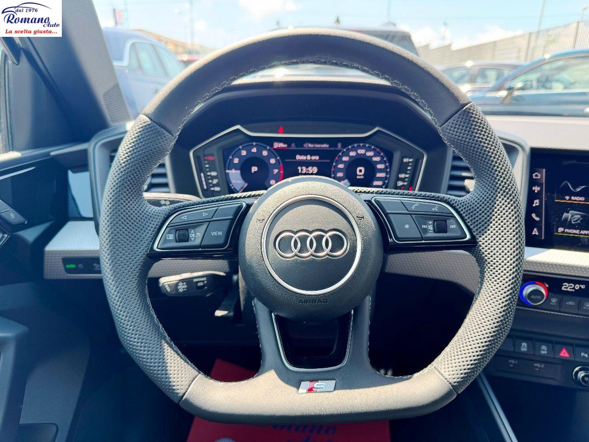 AUDI - A1 Sportback 30 TFSI S tronic Identity Black#S-LINE INTERNO!4 ANNI GARANZIA AUDI!