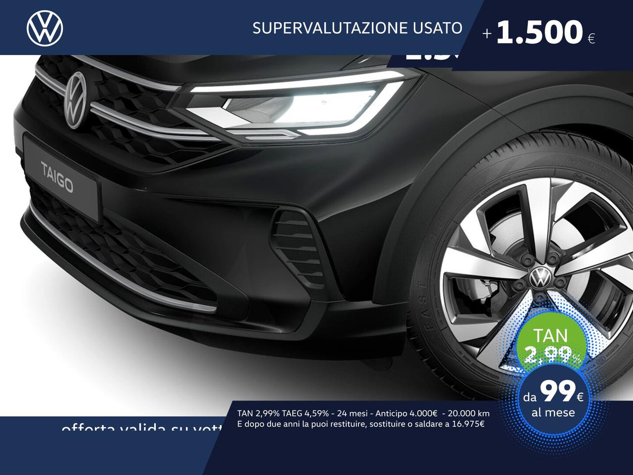 Volkswagen Taigo 1.0 tsi edition plus 95cv
