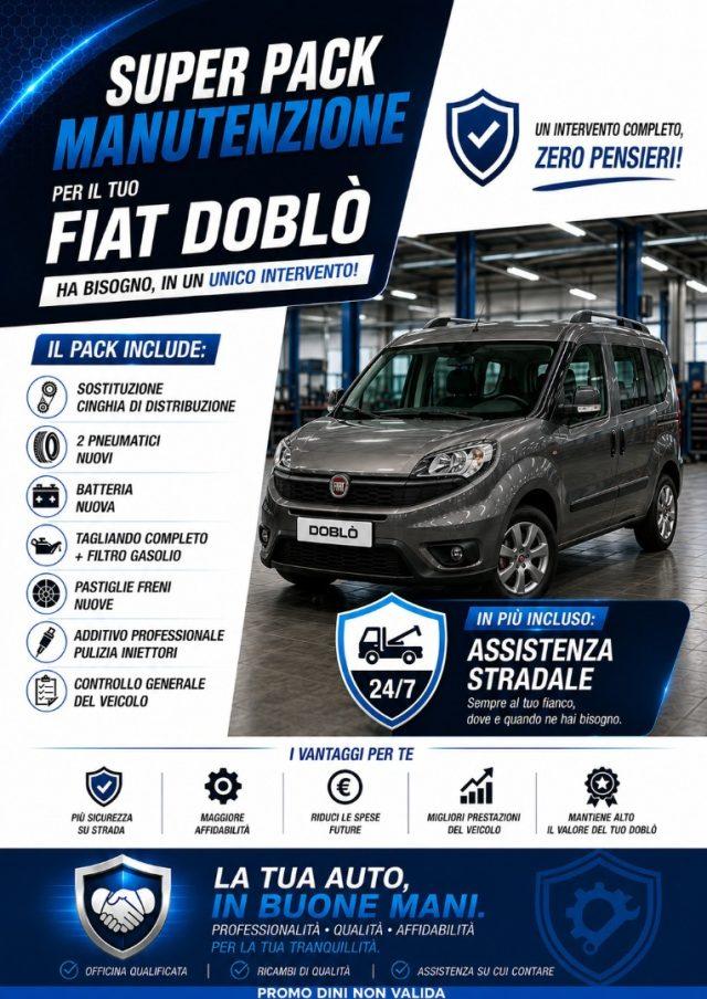 FIAT Doblo 1.6 MJT 7 POSTI SENZA OBBLIGO DI FINANZIAMENTO
