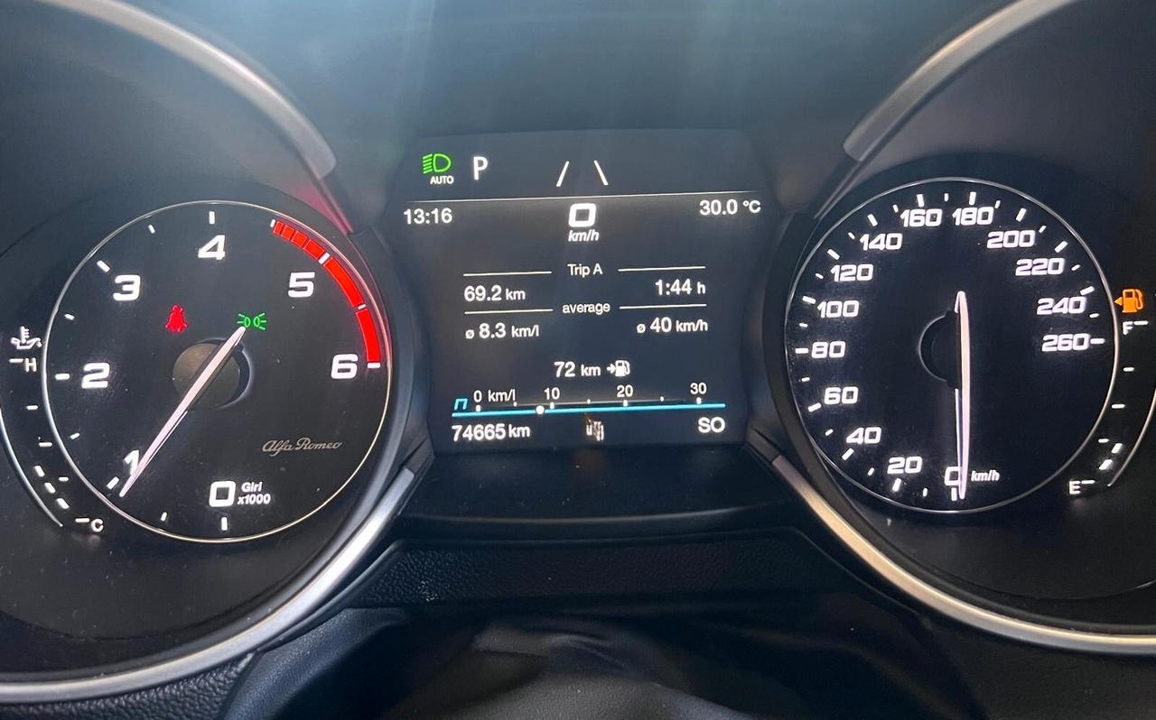 Alfa Romeo Stelvio 2.2 td 160CV SPRINT AT8 RWD PELLE*NO VINCOLI DI FINANZIAM*AZIENDALE UNIPR