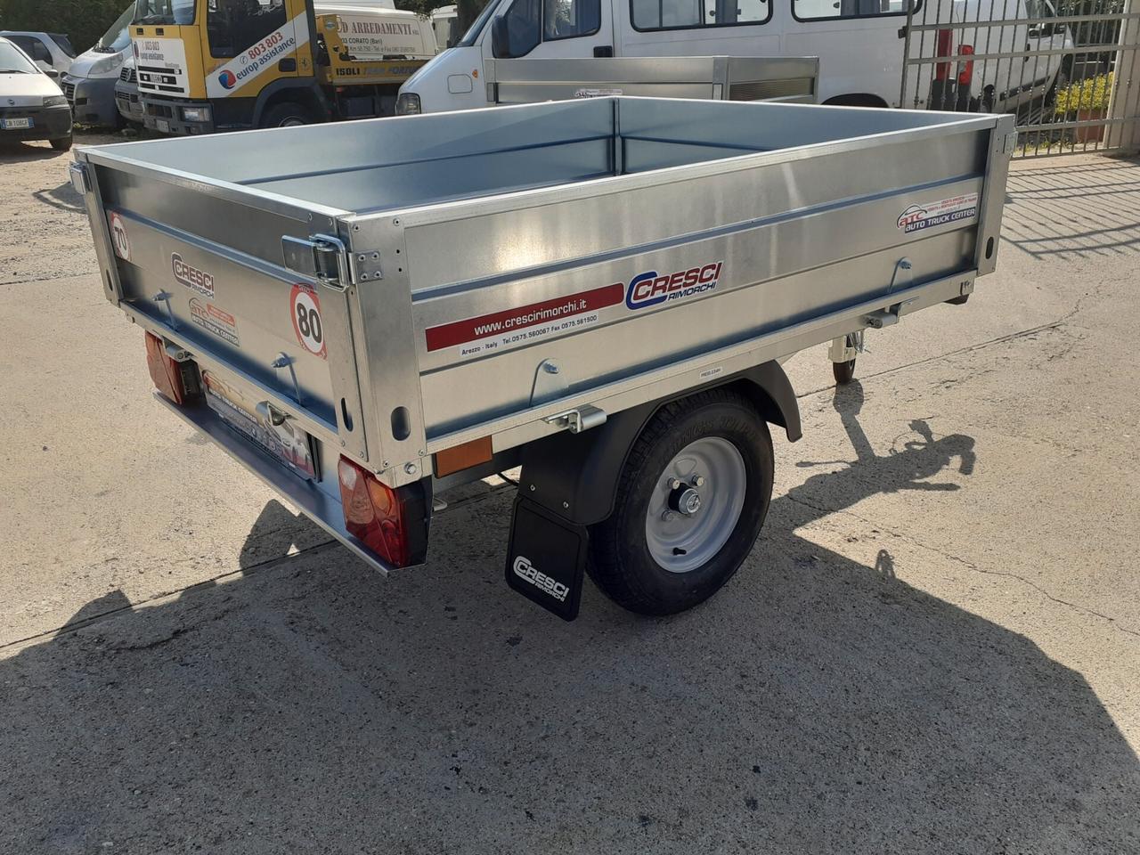 Cresci Rimorchi modello B3 S.A. 450 kg