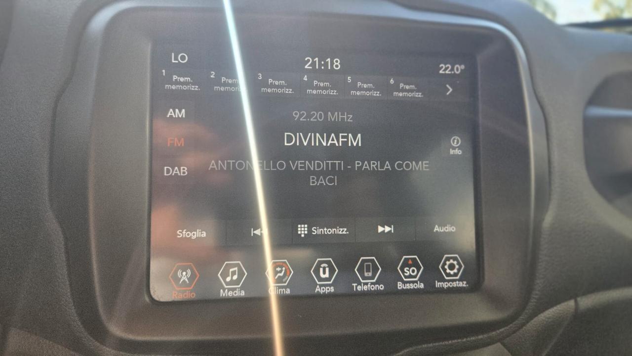 Jeep Renegade 1.6 mjt Limited 2wd 130CV Uff Italy USB Clima Lega