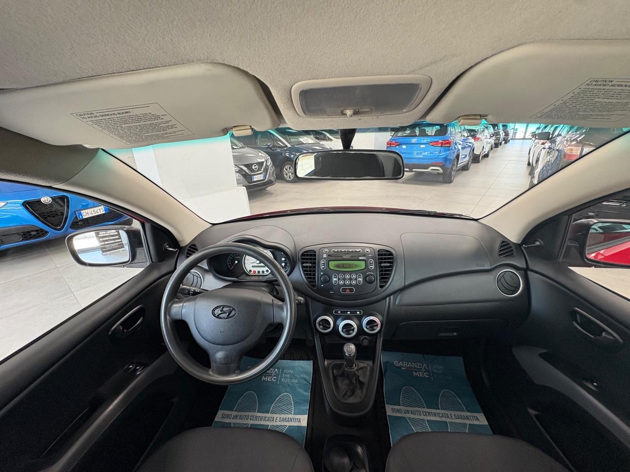 Hyundai i10 Style 1.1 benzina 66cv 2010 km 133000