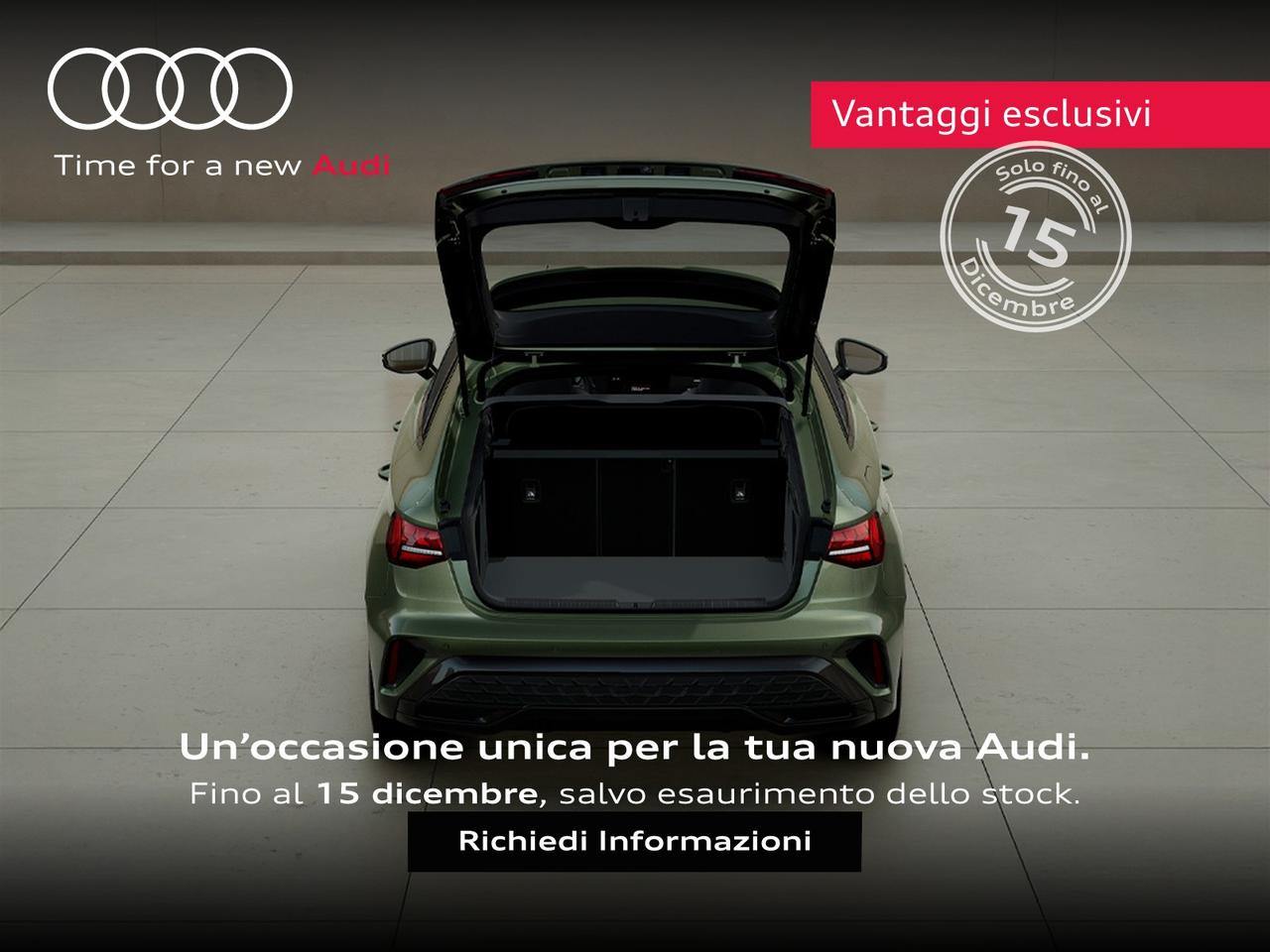 Audi A3 sportback 1.5 tfsi mhev s line edition 150cv s-tronic