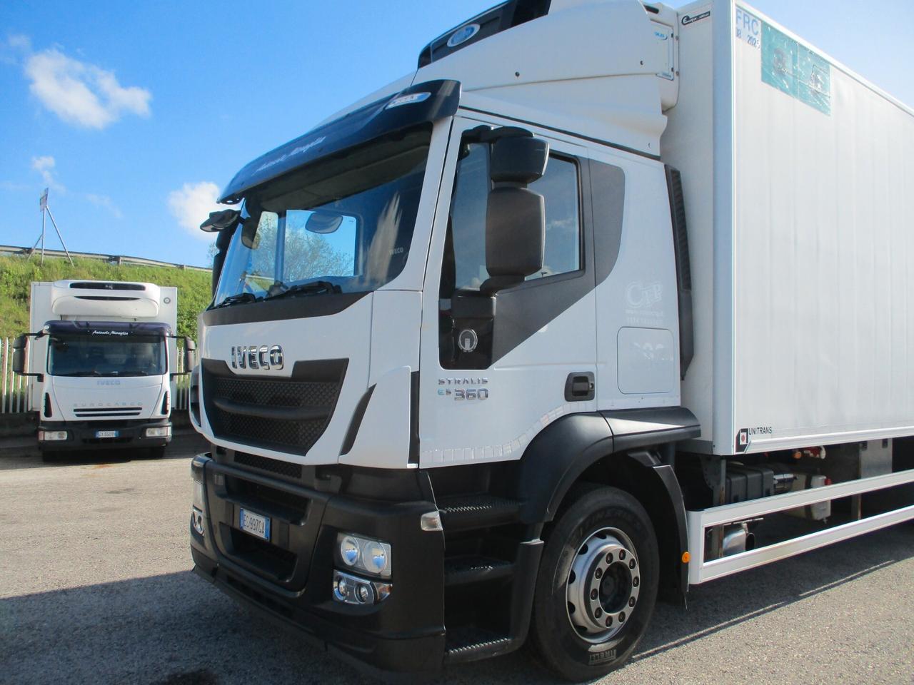 Iveco STRALIS 360 E5 FRIGO+SPONDA 9.60M 23P ATPFNA 08/28