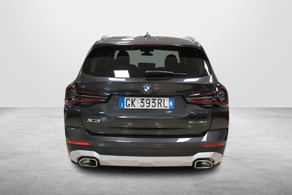 BMW X3 18D 150CV STEPTRONIC 48V S-DRIVE BUSINESS ADVANTAGE ( FARI LED - PELLE - CLIMA TRIZONA - NAVI - MIRROR - PARK ASSISTANT - TELECAMERA POST. - CERCHI 18 )