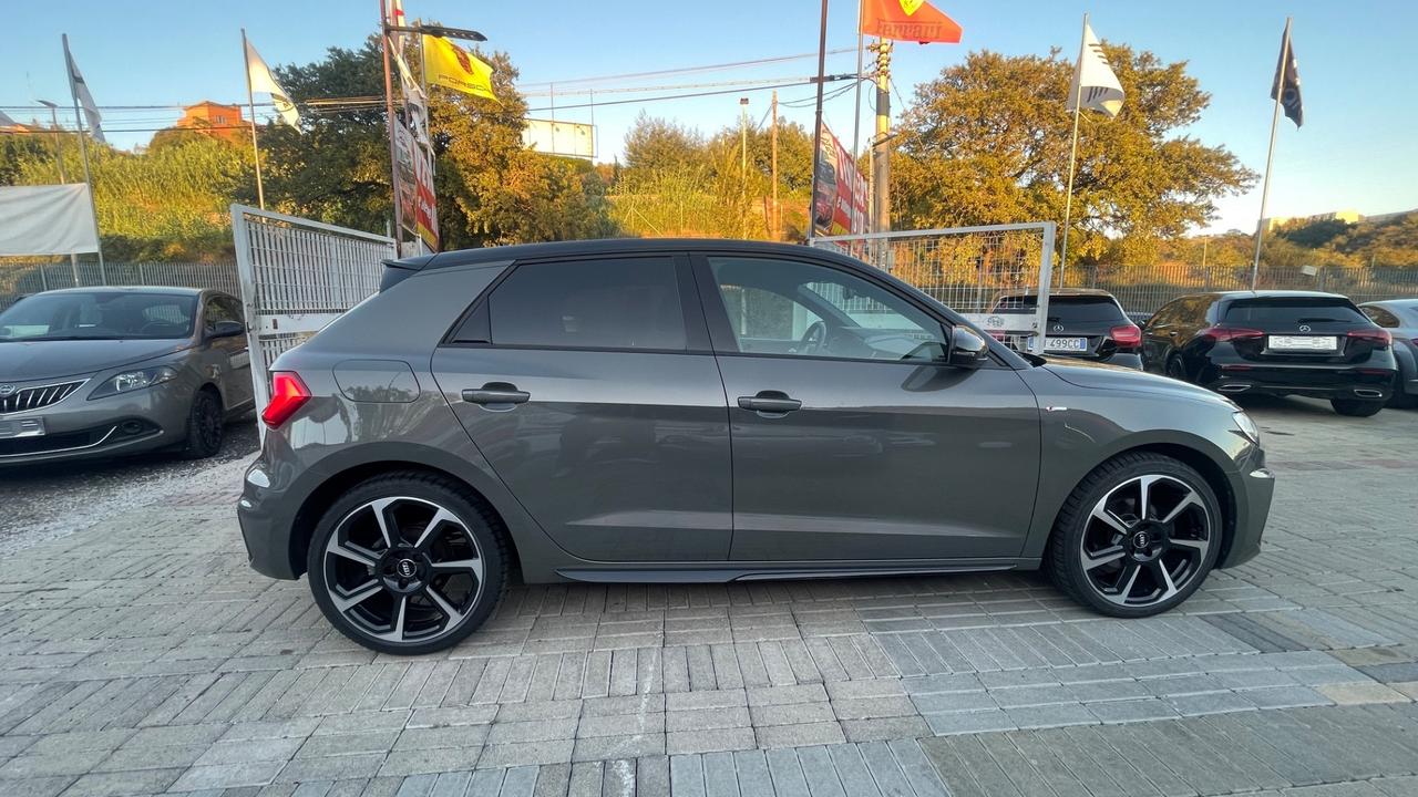 Audi A1 SPORTBACK| S-LINE| 116CV |LUCI AMBIENTE |RETROCAMERA |CERCHI 18'' | PELLE| PRONTA CONSEGNA|