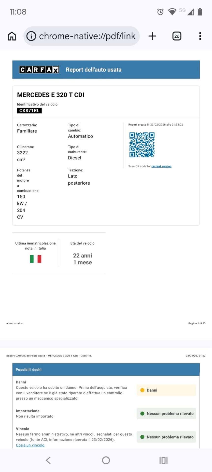 Mercedes-benz E 320 CDI AUTOMATICA