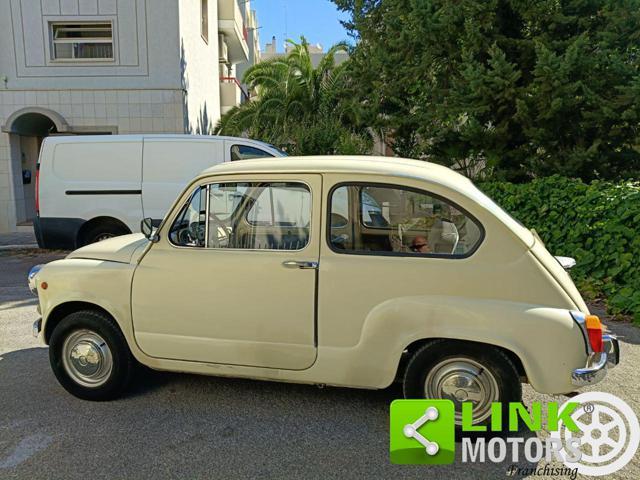 FIAT 600 D FANALONA LIBRETTO E TARGHE ORIGINALI