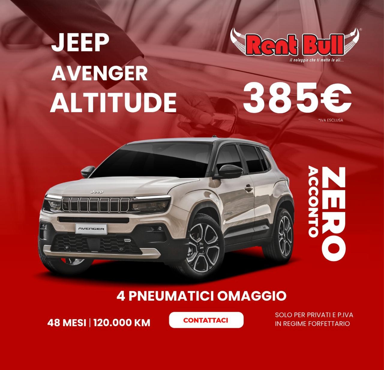 NOLEGGIO A LUNGO TERMINE JEEP AVENGER