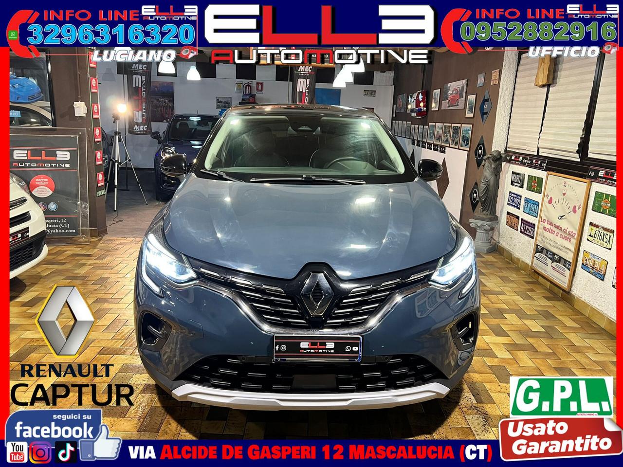 RENAULT CAPTUR 1.0 BENZ/GPL 12/2021