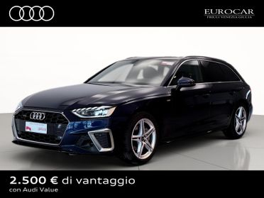 Audi A4 avant 40 2.0 tdi mhev s line edition quattro 204cv s-tronic