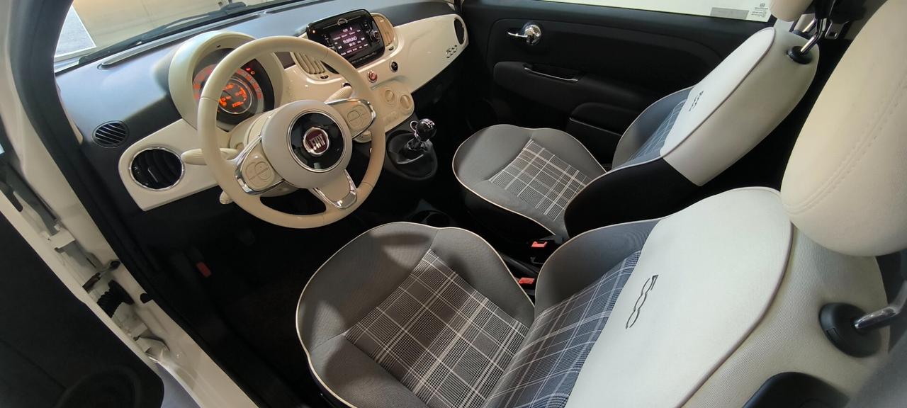 Fiat 500 1.2 lounge km23mila unipro ok neopatentati
