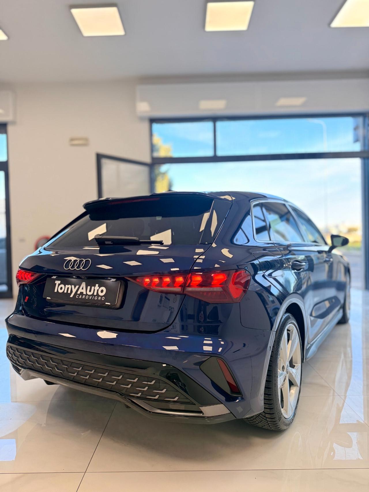 Audi A3 SPB 35 TDI S tronic line edition PACCHETTO LUCI SOFFUSE,APPLE CARPLAY,NAVI,TELECAMERA,FARO MATRIX