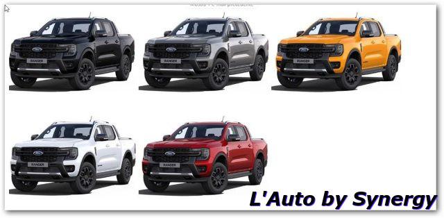 FORD Ranger 2.0 aut. 205 CV DC Wildtrak 5 posti Vari Colori