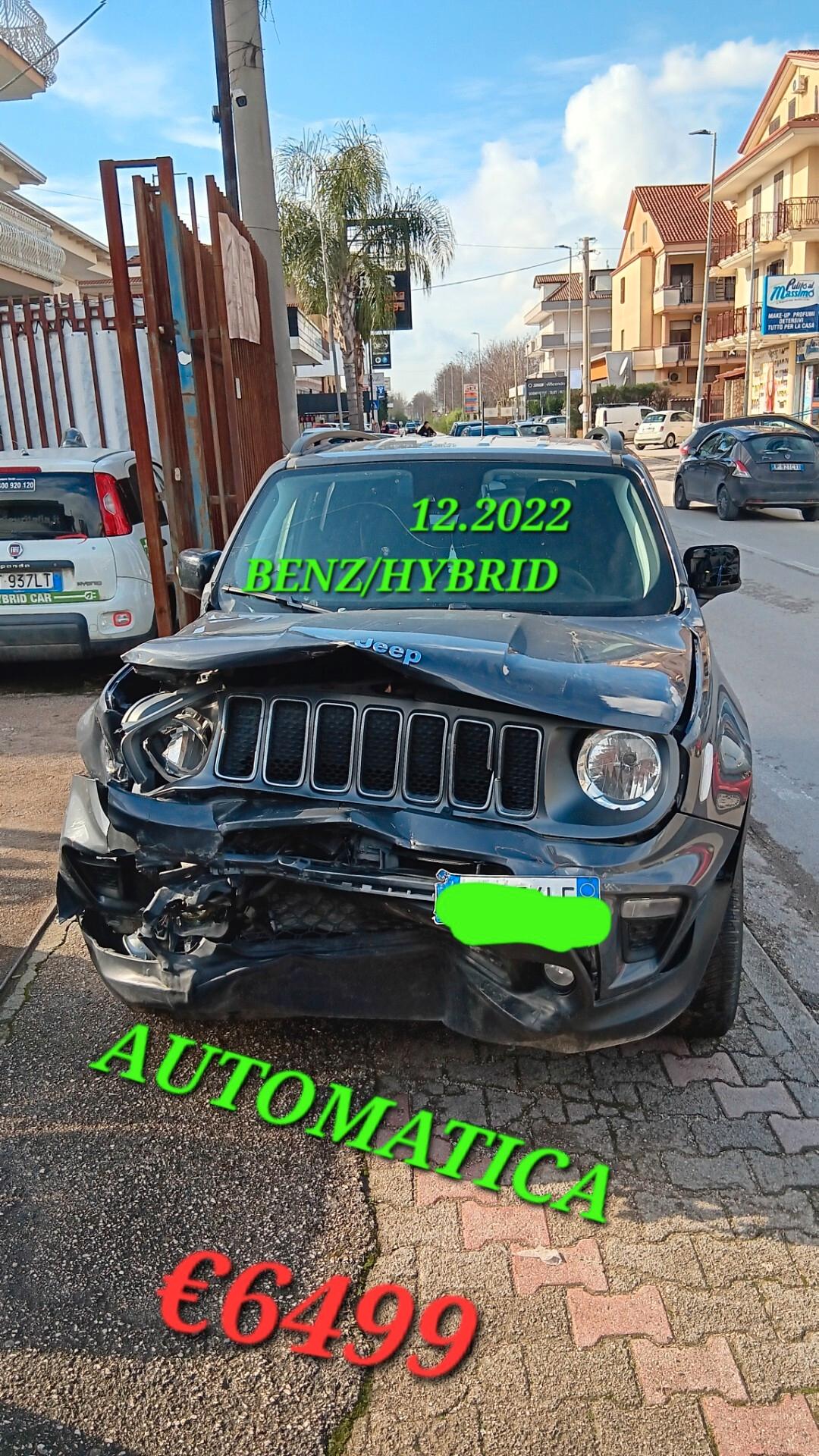 Jeep Renegade incidentata sinistrata mondialcars 12.022