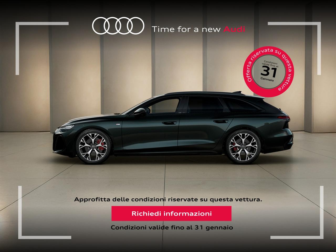 Audi A6 avant 2.0 tdi mhev + s line edition quattro 204cv s-tronic