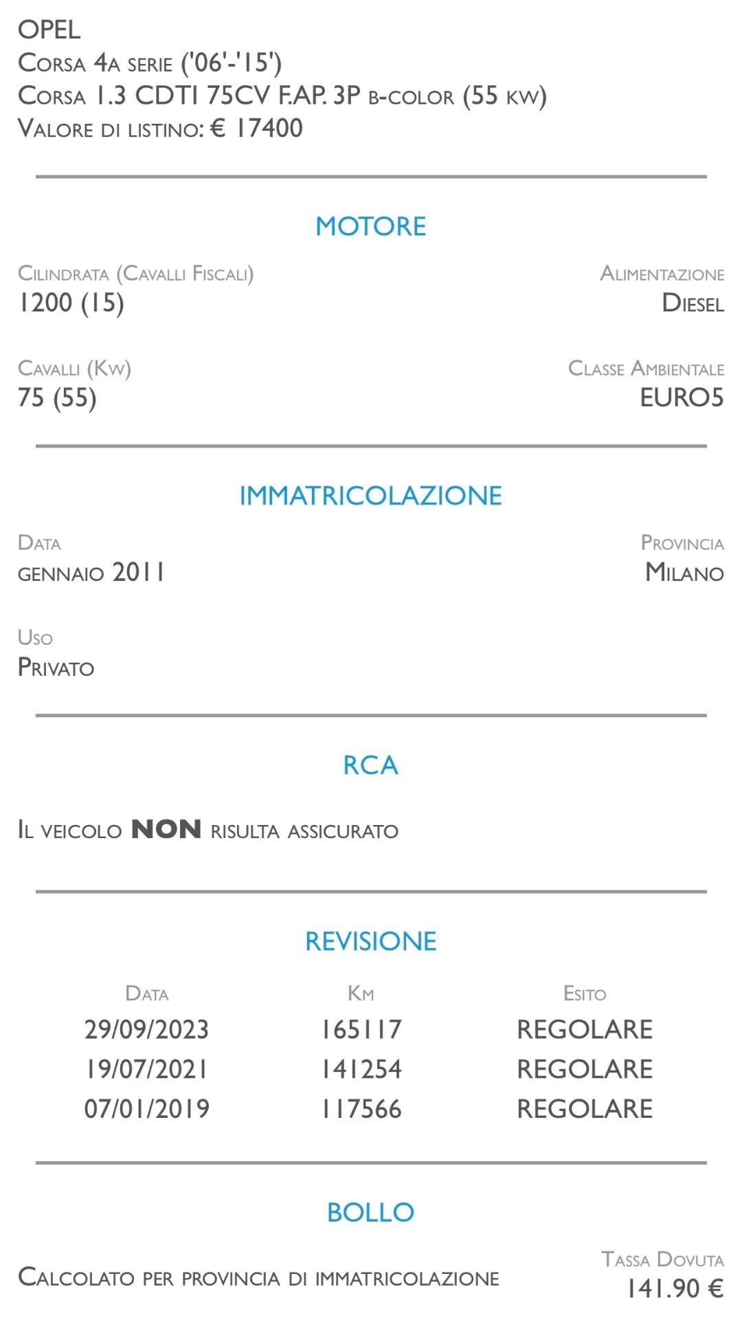 Opel Corsa 1.3 CDTI 75CV F.AP. 3 porte Elective - NEOPATENTATI