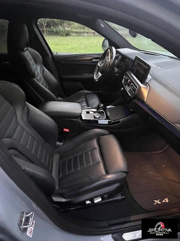 BMW X4 UNICO PROPRIETARIO TUTTA TAGLIANDATA BMW X4 xDriveM40d 48V