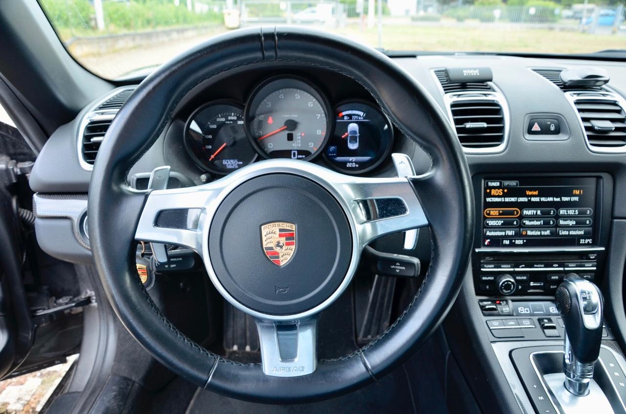 PORSCHE BOXSTER S 981 3.4 315cv PDK, UFF ITALIANA, SERVICE UFF PORSCHE, EURO 6B, XENO, NAVI, PERMUTE
