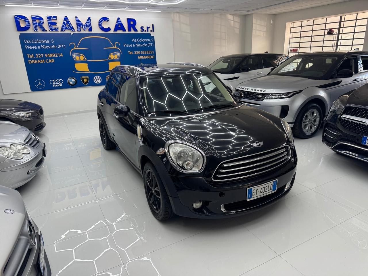 Mini Cooper D Countryman 1.6 diesel 111Cv -Ok Neopatentati